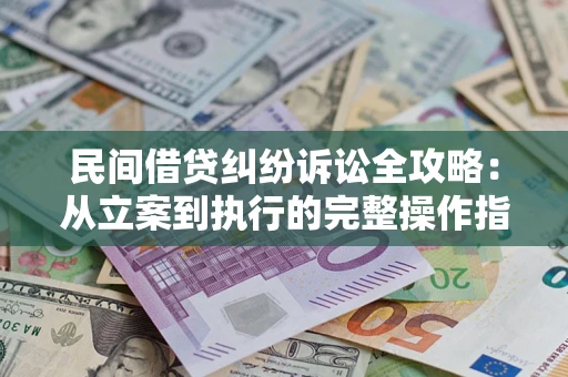 武汉民间借贷纠纷诉讼全攻略：从立案到执行的完整操作指南