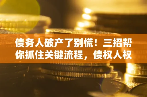 武汉债务人破产了别慌！三招帮你抓住关键流程，债权人权益不再缩水