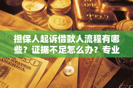 武汉担保人起诉借款人流程有哪些？证据不足怎么办？专业律师解答