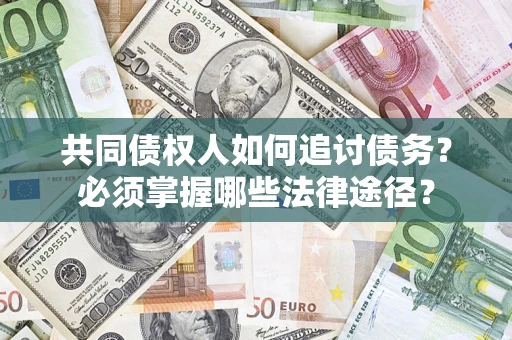 武汉共同债权人如何追讨债务？必须掌握哪些法律途径？