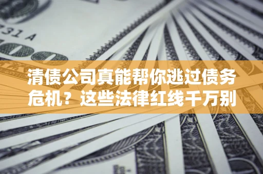 武汉清债公司真能帮你逃过债务危机？这些法律红线千万别踩