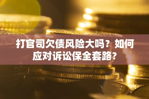 武汉打官司欠债风险大吗？如何应对诉讼保全套路？