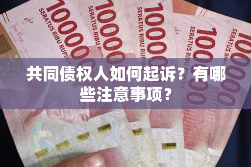 武汉共同债权人如何起诉？有哪些注意事项？
